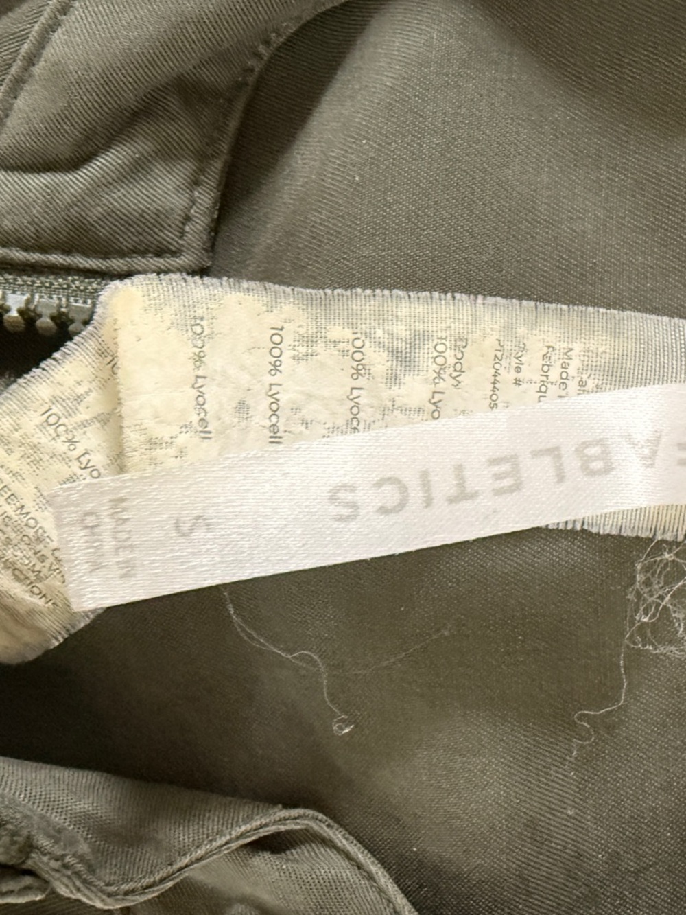Fabletics Olive Utility Drawstring Jumpsuit - Picture 2 of 2